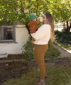 Fin & Vince Ribbed Long Sleeve Onesie - Hazelnut 8 Fin & Vince Ribbed Long Sleeve Onesie - Hazelnut