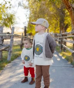 Fin & Vince Baseball Tee - Sand Galaxy Sale