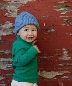 Fin & Vince Sale Ribbed Turtleneck - Jade