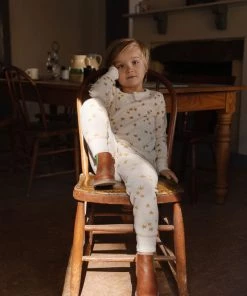 Fin & Vince Sale Waffle Home Pant - Starry Sky