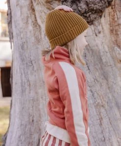 Fin & Vince Fleece Turtleneck - Book Stack - Tomato Sale