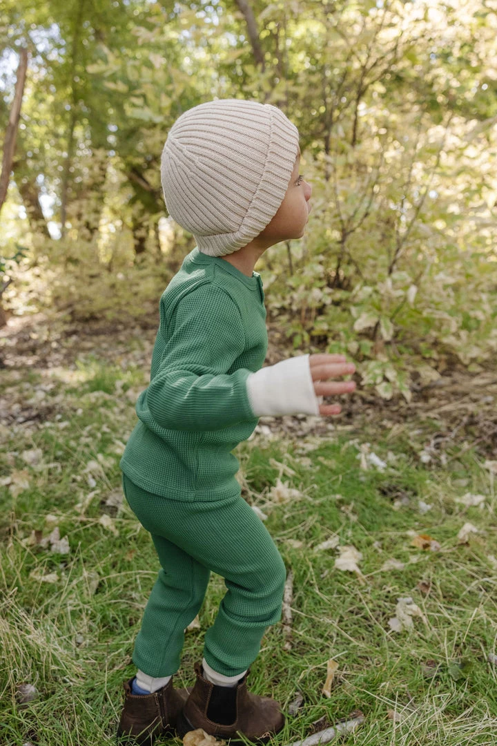 Fin & Vince Waffle Henley Top - Fern Sale 7 Fin & Vince Waffle Henley Top - Fern Sale