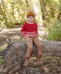 Fin & Vince Waffle Home Pant - Cinnamon