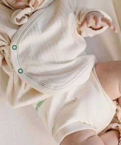 Fin & Vince Bloomer - Milk + Emerald Stitch