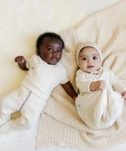 Fin & Vince Sale Home Pant - Waffle + Blue Stitch