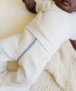 Fin & Vince Sale Home Pant - Waffle + Blue Stitch