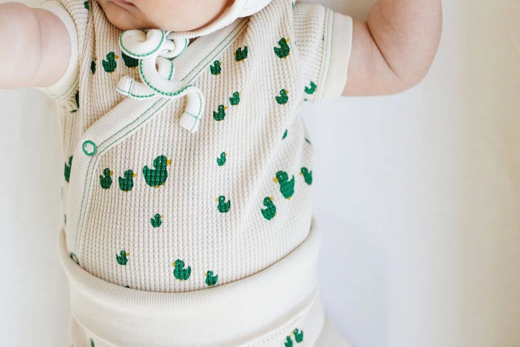 Fin & Vince Primary Bonnet - Milk + Emerald Stitch 14 Fin & Vince Primary Bonnet - Milk + Emerald Stitch