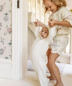 Fin & Vince Primary Bonnet - Milk + Emerald Stitch 23 Fin & Vince Primary Bonnet - Milk + Emerald Stitch