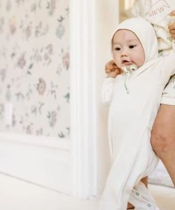 Fin & Vince Primary Bonnet - Milk + Emerald Stitch 22 Fin & Vince Primary Bonnet - Milk + Emerald Stitch