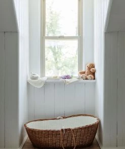 Fin & Vince Bib - Milk Pointelle Sale