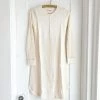 Fin & Vince Women's Nightgown - Waffle + Mauve Stitch Sale