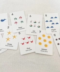 Fin & Vince Number Flash Card Set