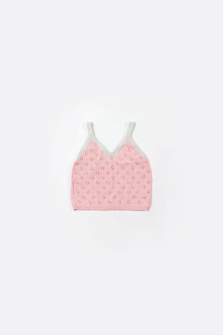 Fin & Vince Matilda Tank - Bubblegum/ Seafoam Spring/summer 3 Fin & Vince Matilda Tank - Bubblegum/ Seafoam Spring/summer