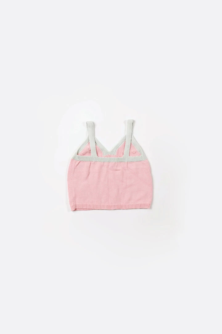 Fin & Vince Matilda Tank - Bubblegum/ Seafoam Spring/summer 4 Fin & Vince Matilda Tank - Bubblegum/ Seafoam Spring/summer