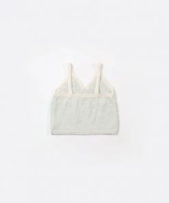 Fin & Vince Matilda Tank - Seafoam/ Milk