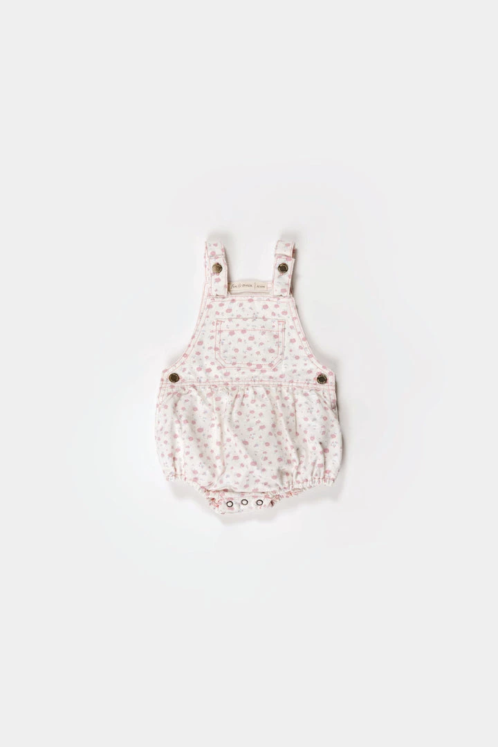 Fin & Vince Red, White And Blue Mini Overall - Vintage Flowers 4 Fin & Vince Red, White And Blue Mini Overall - Vintage Flowers