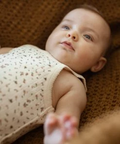 Fin & Vince Strap Bodysuit - Petit Floral - Pale Mauve Spring/summer