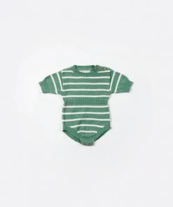 Fin & Vince Retro Onepiece - Schoolhouse Green/ Milk Spring/summer