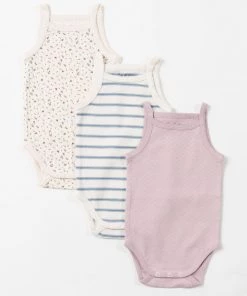 Fin & Vince Strap Bodysuit - Pointelle - Lilac Spring/summer